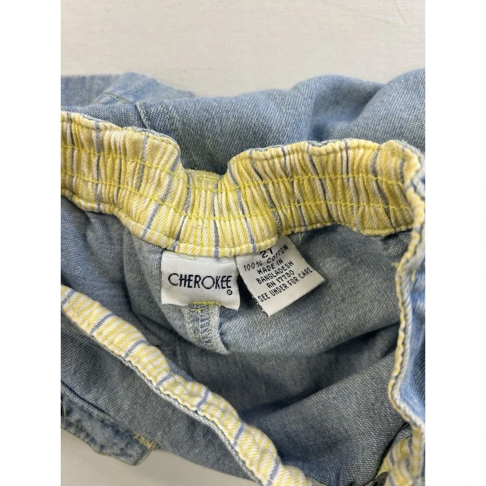 Vintage 1990s Cherokee Denim Skort Size 2T